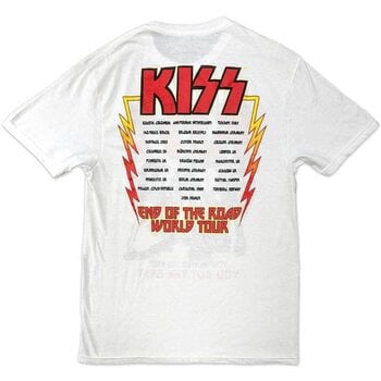 Camiseta de manga corta Kiss End Of The Road You Got The Best (Back Print) White S Camiseta de manga corta - 2