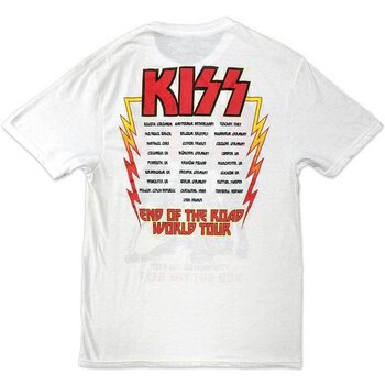 T-shirt Kiss End Of The Road You Got The Best (Back Print) White M T-shirt - 2