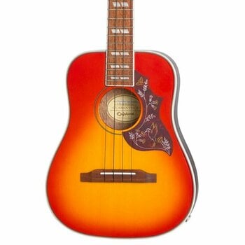 Tenorové ukulele Epiphone Hummingbird A/E Tenorové ukulele Faded Cherry Burst - 2