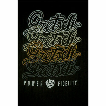 Shirt Gretsch Shirt Script Logo Black XL - 3