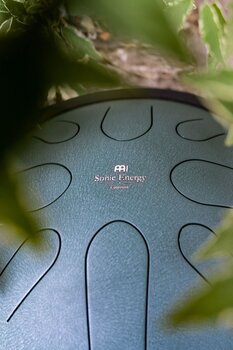Tongue Drum Meinl Compact Steel 10" B Minor 432Hz Dark Green Tongue Drum - 7