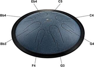 Tongue Drum Meinl Compact Steel 10" C Minor 432Hz Navy Blue Tongue Drum - 4