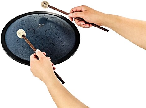 Tongue Drum Meinl Compact Steel 10" C Minor 432Hz Navy Blue Tongue Drum - 6