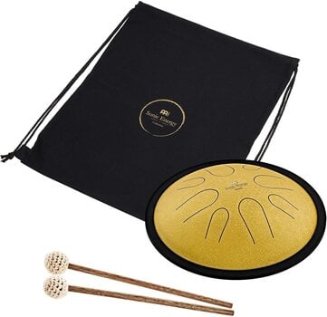 Tongue Drum Meinl Compact Steel 10" D Minor 432Hz Gold Tongue Drum - 3