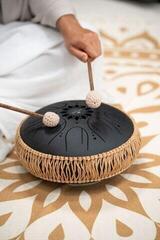 Tongue Drum Meinl Medium Octave Steel 10" B Minor 432Hz Black Tongue Drum - 6