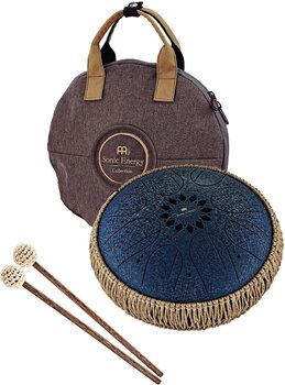 Tongue Drum Meinl Medium Octave Steel 10" C Minor 432Hz Navy Blue Tongue Drum - 3