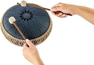 Tongue Drum Meinl Medium Octave Steel 10" C Minor 432Hz Navy Blue Tongue Drum - 4