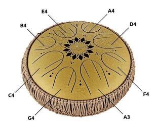 Tongue Drum Meinl Medium Octave Steel 10" C Major 432Hz Gold Tongue Drum - 3