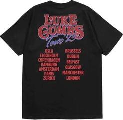 T-Shirt Luke Combs Tour '23 Smashing Beer (Back Print & Ex-Tour) Black 2XL T-Shirt - 1