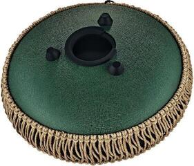 Tongue Drum Meinl Medium Octave Steel 10" F# Minor 432Hz Dark Green Tongue Drum - 1