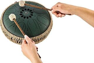 Tongue Drum Meinl Medium Octave Steel 10" F# Minor 432Hz Dark Green Tongue Drum - 4