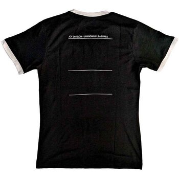 T-Shirt Joy Division Unknown Pleasures (Back Print) Ringer Black M T-Shirt - 2