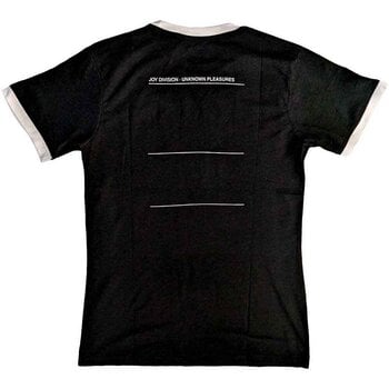 T-shirt Joy Division Unknown Pleasures (Back Print) Ringer Black 2XL T-shirt - 2