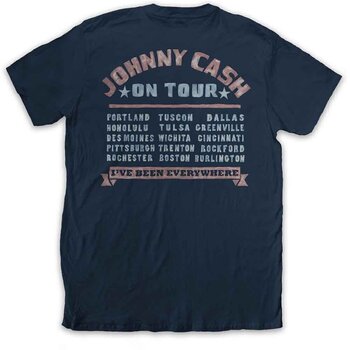 Πουκάμισο Johnny Cash All Star Tour (Back Print) Navy Blue M Πουκάμισο - 2
