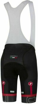 Fietsbroeken en -shorts Castelli Volo Mens Bibshorts Black/White XL - 2