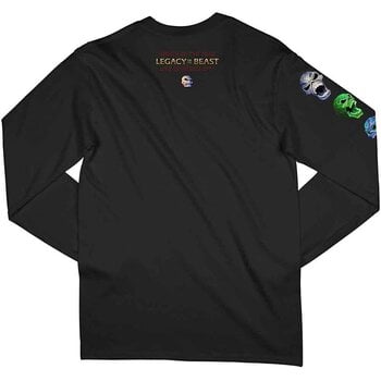 T-shirt Iron Maiden Nights Of The Dead (Back & Sleeve Print) Black XL T-shirt - 2