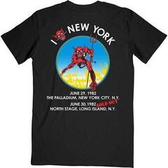 Skjorte Iron Maiden The Beast In New York (Back Print) - 1