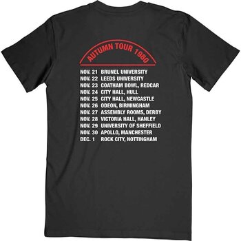 T-Shirt Iron Maiden Autumn Tour 1980 (Back Print) Black 2XL T-Shirt - 2