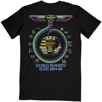 T-shirt Iron Maiden World Slavery Tour '84 - '85 (Back Print) Black XL T-shirt - 2