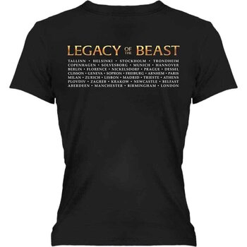 T-särk Iron Maiden Legacy of the Beast Tour (Back Print) Black S Naiste T-särk - 2