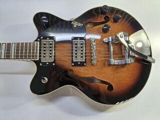 Guitare semi-acoustique Gretsch G2655T Streamliner CB JR DC LRL Brownstone Guitare semi-acoustique (Endommagé) - 1