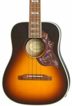 Tenorové ukulele Epiphone Hummingbird A/E Tenorové ukulele Tobacco Sunburst - 4