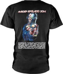 T-Shirt Iron Maiden England 2014 Tour (Back Print) Black 2XL T-Shirt - 1