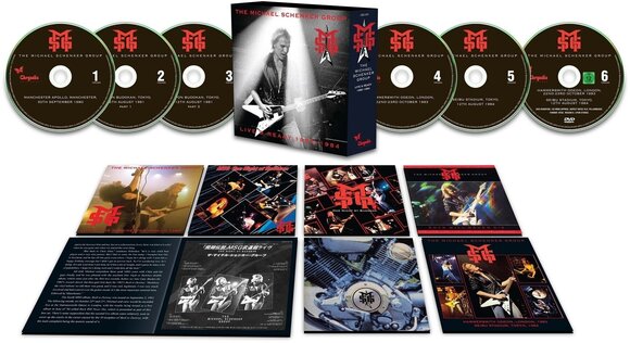 CD musique The Michael Schenker Group - Live & Ready: The Best Of MSG Live 1980 - 1984 (5 CD + DVD) - 2