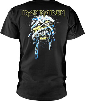 T-Shirt Iron Maiden Powerslave Head & Logo (Back Print) Black 2XL T-Shirt - 2