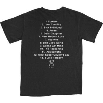 T-Shirt Halestorm The Wild Cover (Back Print) Black S T-Shirt - 2