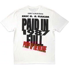 T-shirt Eric B & Rakim Pump Up The Volume (Back Print) White XL T-shirt - 1