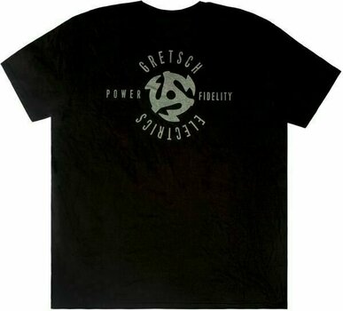 T-Shirt Gretsch T-Shirt Power & Fidelity 45RPM Black XL - 6
