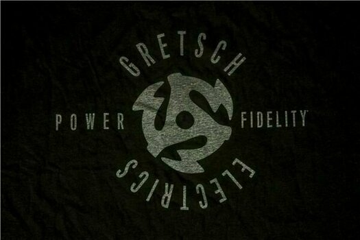 Shirt Gretsch Shirt Power & Fidelity 45RPM Zwart XL - 8
