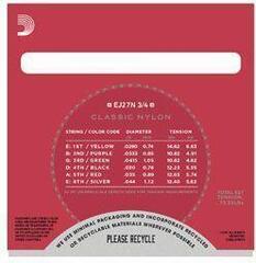 Nylon snaren voor klassieke gitaar D'Addario EJ27N-3/4 Nylon snaren voor klassieke gitaar - 2