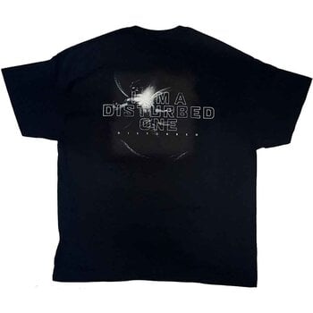 T-Shirt Disturbed I Am A Disturbed One (Back Print) Black 2XL T-Shirt - 2