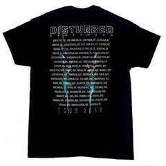 T-Shirt Disturbed Apocalypse Date back (Back Print & Ex-Tour) Black 2XL T-Shirt - 1