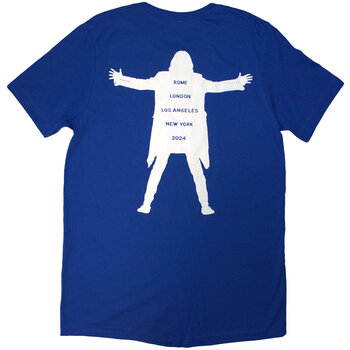 Marškinėliai David Gilmour Luck & Strange Logo (Back Print & Ex-Tour) Blue S Marškinėliai - 2