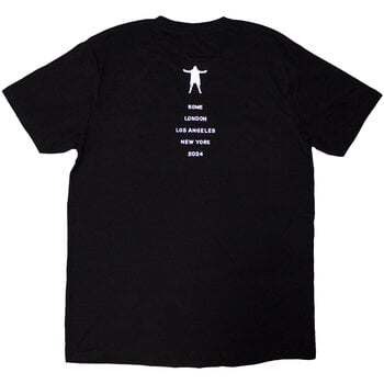 T-shirt David Gilmour Luck & Strange Portrait (Back Print & Ex-Tour) Black XL T-shirt - 2