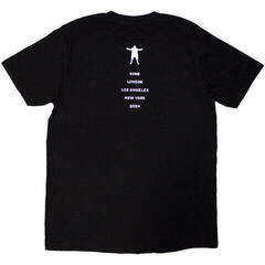 T-Shirt David Gilmour Luck & Strange Portrait (Back Print & Ex-Tour) Black 2XL T-Shirt - 1