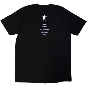 T-Shirt David Gilmour Luck & Strange Portrait (Back Print & Ex-Tour) Black 3XL T-Shirt - 2