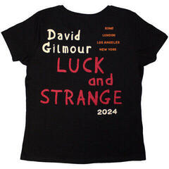 T-Shirt David Gilmour Luck & Strange Stage Shot (Back Print & Ex-Tour) Black L Ladies T-Shirt - 1