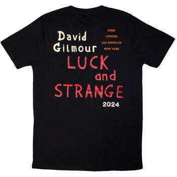 T-shirt David Gilmour Luck & Strange Stage Shot (Back Print & Ex-Tour) Black XL T-shirt - 2