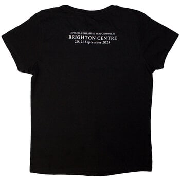 T-shirt David Gilmour Luck & Strange Brighton (Back Print & Ex-Tour) Black M Femme T-shirt - 2