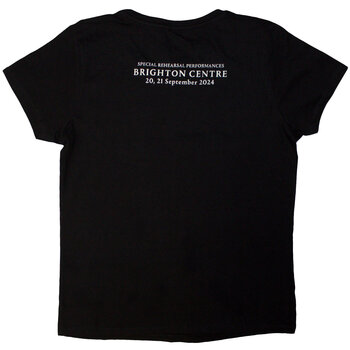 T-Shirt David Gilmour Luck & Strange Brighton (Back Print & Ex-Tour) Black L Ladies T-Shirt - 2