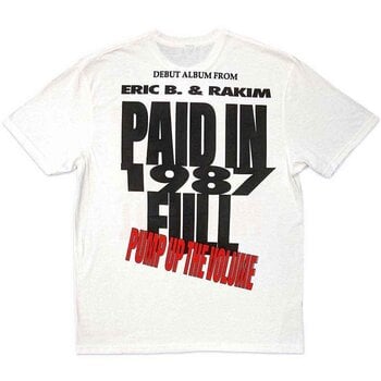 T-Shirt Eric B & Rakim Paid In Full Black XL T-Shirt - 2