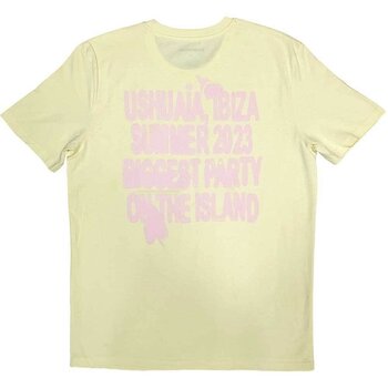T-shirt Calvin Harris Summer '23 (Back Print & Ex-Tour) Yellow XL T-shirt - 2