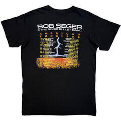 T-Shirt Bob Seger American Storm (Back Print) Carbon Black L T-Shirt - 1