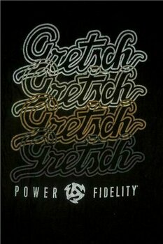 T-shirt Gretsch T-shirt Script Logo Noir L - 6