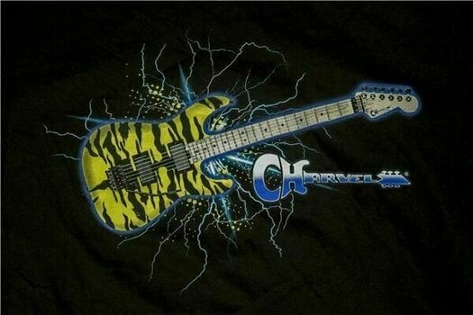 Shirt Charvel Shirt Satchel Guitar Graphic Zwart XL - 3