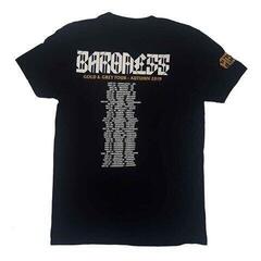 Skjorte Baroness Gold & Grey Date back (Back Print & Ex-Tour) Black 2XL Skjorte - 1